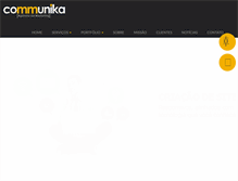 Tablet Screenshot of communika.com.br